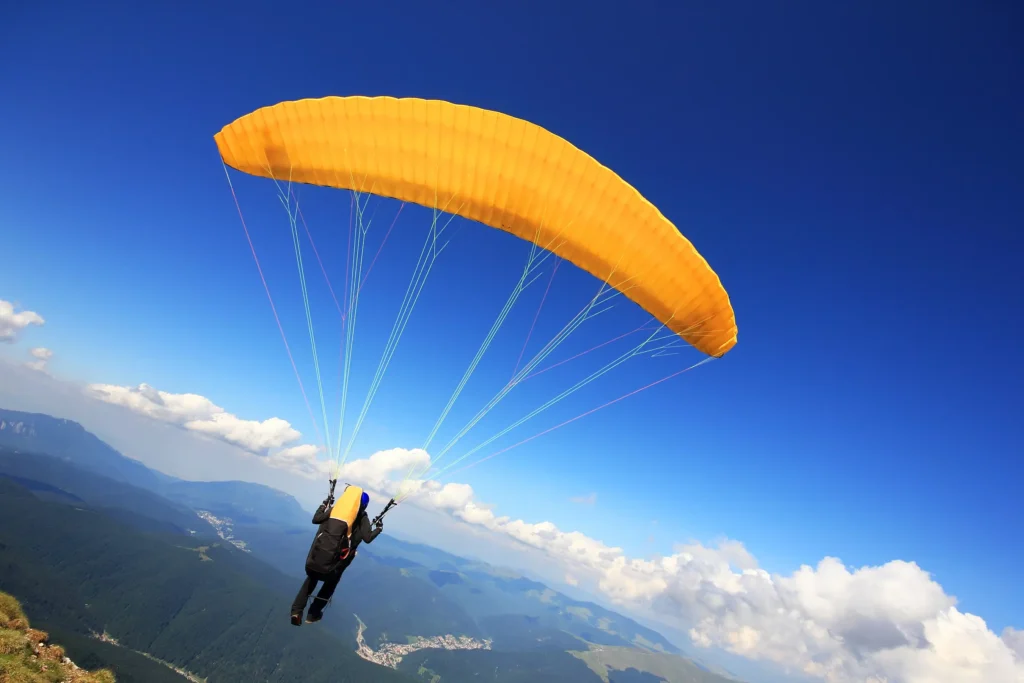 Paragliding in Nandi Hills